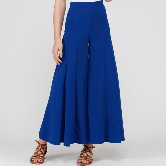 Pants - High Waist Wide Leg Pants